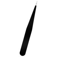 Ioensy - Pinzas Para Cejas Para Cejas Y Depilación Encarnada Ceja De Acero Inoxidable Puntiaguda