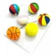 thumbnail image 2 of Pack 12 Pelotas Antiestrés Juguete Relajación Deportes, 2 of 5
