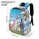 thumbnail image 3 of El Show de la Pantera Rosa-theme Backpack, Campus style schoolbag Bookbag with Adjustable Shoulder Straps And Large Zip Compartment, Unisex Travel Bags.42x30x15cm, 3 of 6