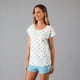 thumbnail image 2 of Pijamas Top Cuadrado + Short Flores Mujer 33861-247, 2 of 4