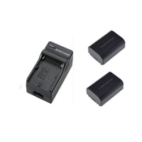 Genérico - Kit Cargagor + 2 Baterías Np-Fv50 Sony Alternativa