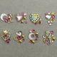 thumbnail image 3 of 3D Nail Charms For Acrylic Nails Crystal Heart Nail Rhinestones Star Moon Alloy Nail Art Charms Colorful Nail Gems Nail Decorations For Nail Art Rhinestones, 3 of 3
