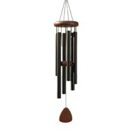 Genérico - Campana De Viento Aluminio Decorativa Dorado Oscuro