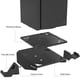 thumbnail image 3 of Soporte de pared para Xbox Series X - con soporte para 2 controladores y gancho para auriculares - base de consola rotativa, 3 of 9