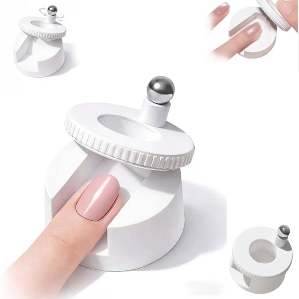 Imán ojo gato giratorio principiantes herramienta giratoria arte uñas excelente absorción luz