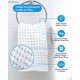 thumbnail image 5 of Toalla de mano SUTERA Waffle para baño, algodón pima blanco, 5 of 6