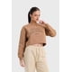 thumbnail image 2 of Polerón Mujer Crop Camel - lll, 2 of 4