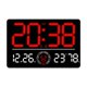 thumbnail image 1 of Reloj De Pared Digital Decoración Del Hogar Despertador LED Para La Sala De Estar Interior De Dormitorio Rojo, 1 of 5