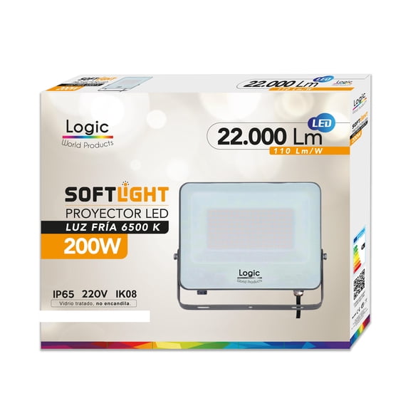 Proyector LED 200 W Exterior IP65 Softlight Logic 6500K