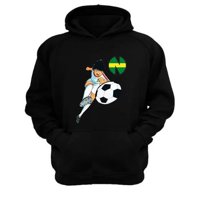 Genérico - Polerón Canguro Super Campeones Negro Talla S Unisex