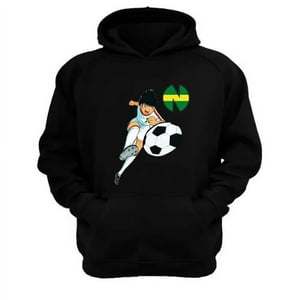 Genérico - Polerón Canguro Super Campeones Negro Talla L Unisex