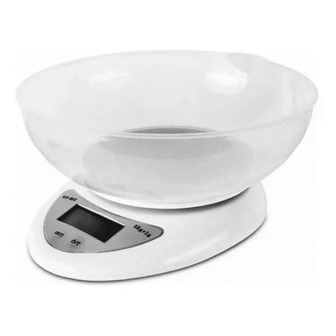 Genérico - Pesa De Cocina Digital Balanza 1G-5Kg Viene Con Bowl Y Pilas
