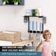 thumbnail image 3 of Soporte de pared para escobas KMUZAWN con repisa organizadora, 3 of 7