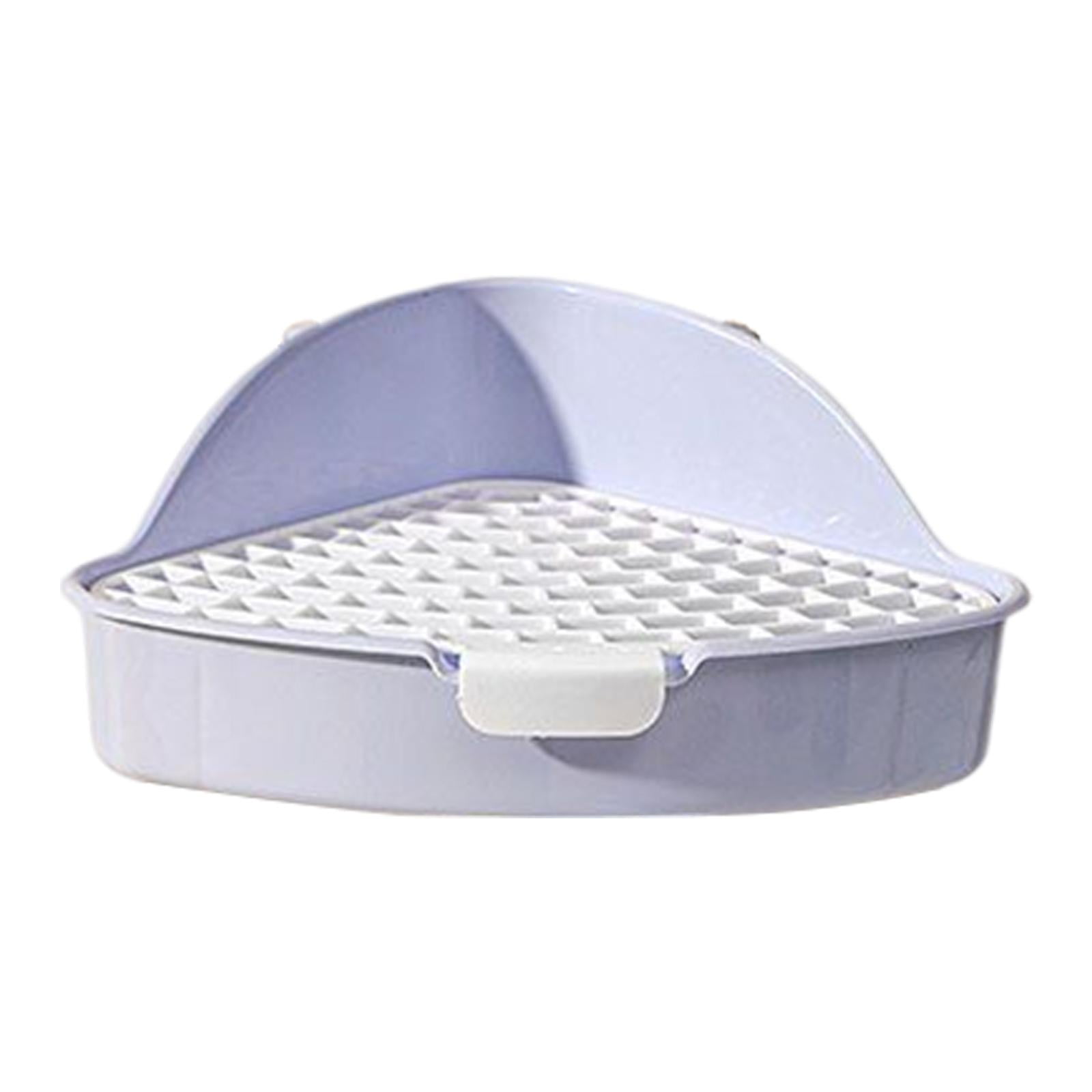 Entrenador Para Orinal Para Mascotas Con Cierre A Presión Otros Animales Caja De Arena Para Conejos Azul