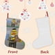thumbnail image 3 of Calcetines de Navidad Desmarcar Bert Lino Blanco 45cm x 32cm, 3 of 5