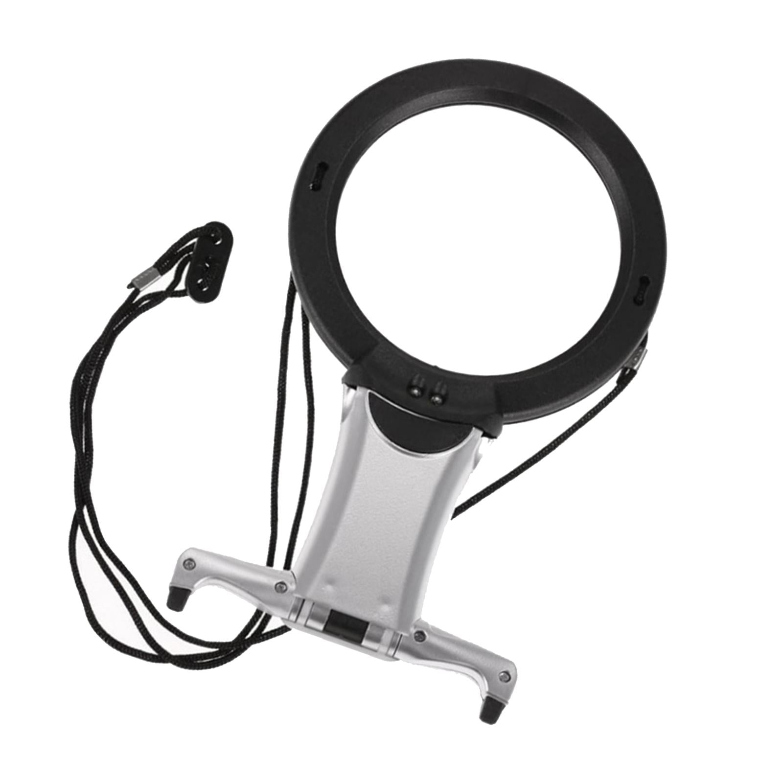 Magideal - Lupa De Escritorio Portátil Para Reparación De Lectura, Lupa Para Tejer, 2x 6x, Ropa Para El Cuello, Para Leer, Pasatiempos, Libros De Biblioteca