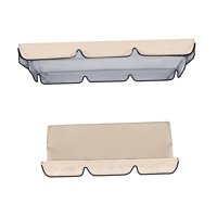 Magideal - Columpio Toldo Columpio De Jardín Cubierta De La Silla Cubierta Superior Del Porche Cubiertas De Muebles De Jardín Al Aire Prueba De Polvo Lav , Beige