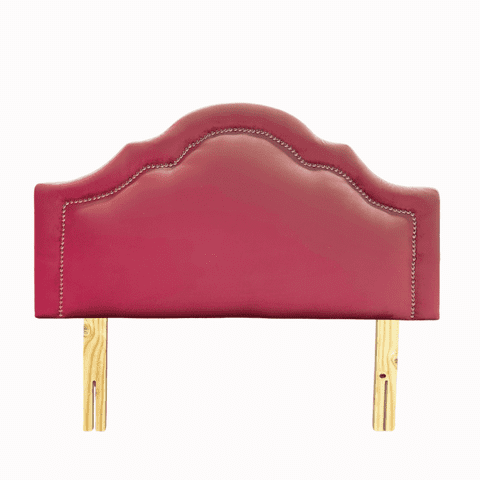 Muebles Rimar - Respaldo Reina De 1 Plaza Palo Rosa Felpa