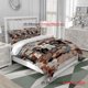 thumbnail image 1 of 3pcs Bridgerton Vintage Romantic Collage Pattern Three-Piece Set Soft And Comfortable bedding, 1 of 1
