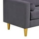 thumbnail image 3 of Sofa Retro 3c Felpa 01 Gris, 3 of 6