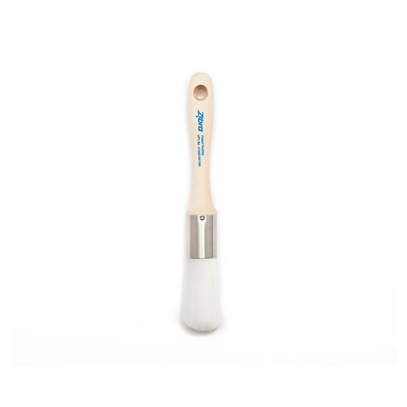 Pincel Zibra Round para superficies curvas, 2,54 cm, Pro Grade