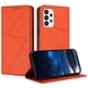 thumbnail image 1 of Funda Cartera Magnética para Samsung Galaxy A73 5G Protección Antichoque con Ranuras Naranja, 1 of 6