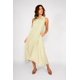 thumbnail image 1 of Vestido Largo Camisero Pamela Verde verde M, 1 of 5