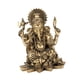 thumbnail image 5 of Estatua Hindú De Ganesha, Decoración De Dios Elefante, Estatuilla Para Templo, Dormitorio, Coche, Bronce, 7cm X 7cm X 9,5 Cm, 5 of 5
