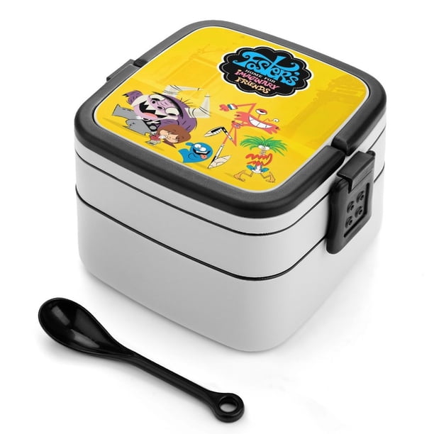 La Casa Foster para Amigos Imaginarios Fiambrera de Doble Capa, Contenedor de Almuerzo Portátil Apilable, Almacenamiento de Alimentos Hermético a Prueba de Fugas, 1000ml