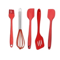 Disparo - Set De Espátulas Rojas 30Cm Ideal Cocina Gourmet Chef