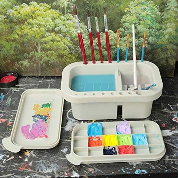 Limpiador de Pinceles MyLifeUNIT PB16C287 1L Soporte Paleta