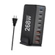 thumbnail image 4 of Cargador USB C De 268W PD100W PD30W QC18W Estación De Carga USB C Multifuncional Negro, 4 of 5