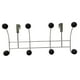 thumbnail image 2 of Perchero Trasero Para Puerta, Colgador De Almacenamiento Montado En La Pared, Perchero Para Bolso, Llave, Dormitorio, Negro, 2 of 3