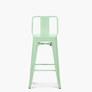 Form Design - Taburete Medio 66 Tolix Asiento Metal C/Resp Menta