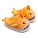 thumbnail image 1 of Pantuflas Niños De Felpa, Diseño De Tuburón, Anime, Kawaii Color Naranjo Talla 34-35, 1 of 3