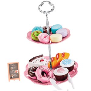 Bothyi - Juego De Té De La Tarde Para Niños, Tetera De Juguete, Platillos, Pastel, Juguete De Simulación, Regalo De Cumpleaños B