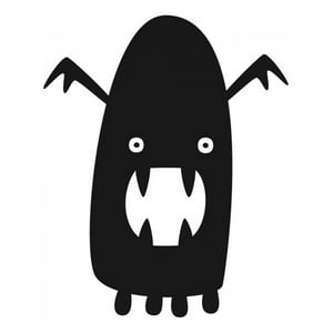 Rienda Libre Graphics - Decomural Scary Monster Halloween Ws-16192
