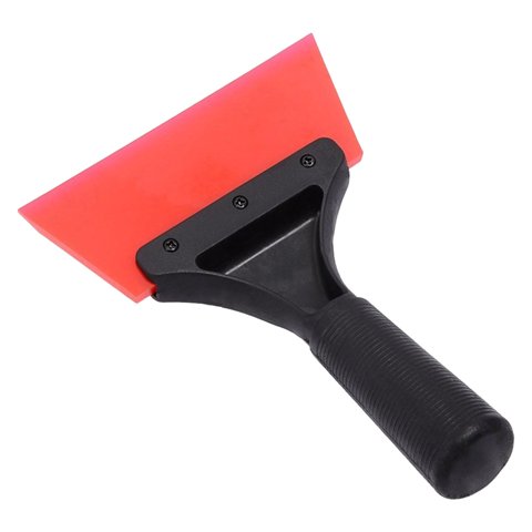 Ioensy - Limpiaparabrisas De Goma Para Parabrisas De Coche, Para Baño, Multiusos, Práctico, Rojo