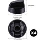thumbnail image 2 of Perillas para Estufa Jetec Pack de 4 + 12 Adaptadores – Negro, 2 of 7