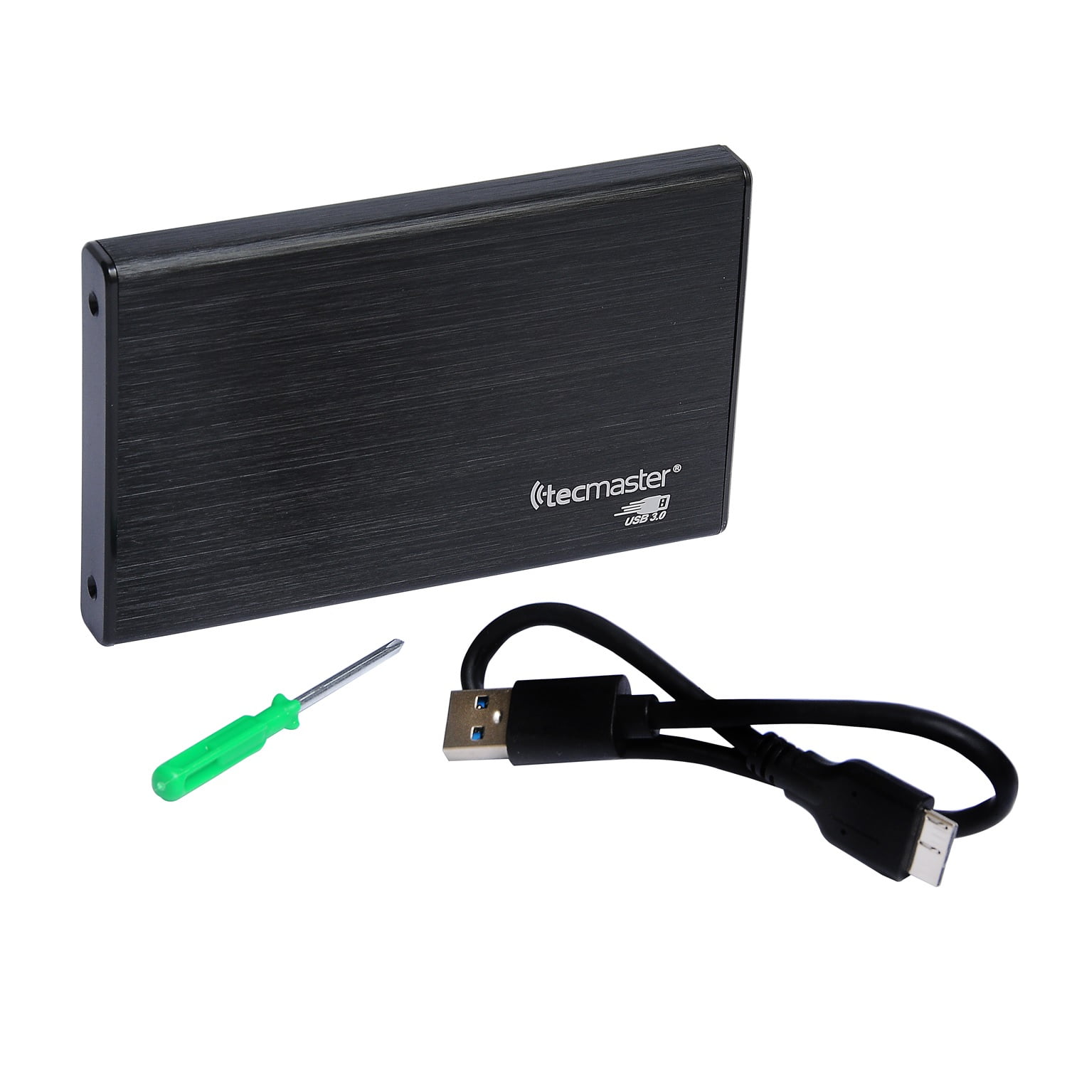 Tecmaster - Cofre Case Para Disco Duro Sata 2.5 Usb 3.0 Hdd/ Ssd