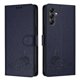 thumbnail image 5 of Funda tipo cartera FOXDOCK para Samsung Galaxy A15 5G/4G con soporte, ranuras, RFID, diseño de gato, 5 of 5