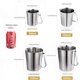 thumbnail image 4 of Taza Medidora KSENDALO 1.5 L 48 oz Acero Inoxidable, 4 of 7
