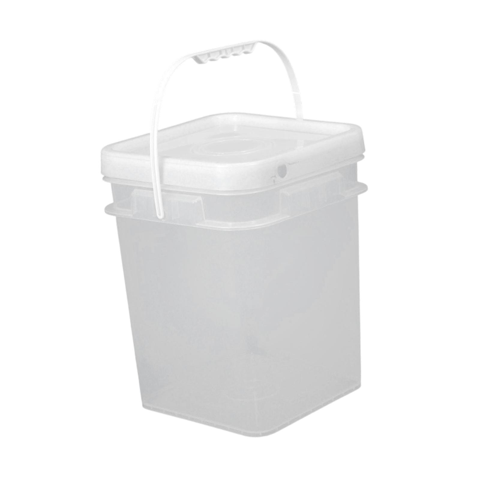 Bothyi - Contenedor De Almacenamiento De Alimentos De Cubo Cuadrado Para Proyectos De Artesanía Pintura Agua