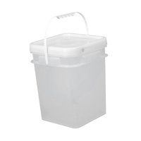 Bothyi - Contenedor De Almacenamiento De Alimentos De Cubo Cuadrado Para Proyectos De Artesanía Pintura Agua