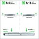 thumbnail image 3 of Amazon Basics Destornillador y Llave de Tuercas Mult punta 6 en 1, 3 of 3
