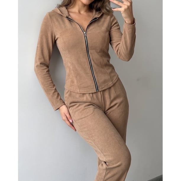 Set Mujer Tela Técnica Invierno Palazzo Gorro Pro - ZL043