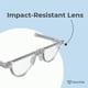 thumbnail image 2 of Gafas de lectura plegables minrims con funda MagSafe 1.5x, 2 of 7