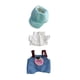 thumbnail image 1 of Muñeca De Peluche Con Parte Superior Y Pantalones, Accesorios Educativos Para Fotografías, Disfraz De Moda Para Sombrero Verde Y Melocotón De 5,91'', 1 of 3
