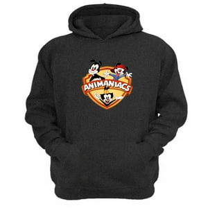 Genérico - Poleron Canguro Animaniacs Dibujos Animados Gris Oscuro Talla L Unisex