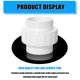 thumbnail image 4 of Acoplador de unión PVC AODESTINY 2" con anillo EPDM - paquete de 2, 4 of 7